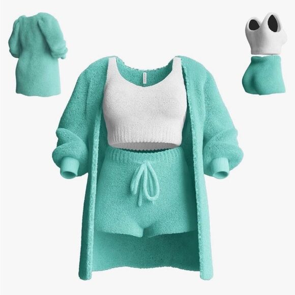 MISSCOSY Cosy Knit Set (3 Pieces) - Mint size US‎ 4 NWT in Packaging - Picture 2 of 4